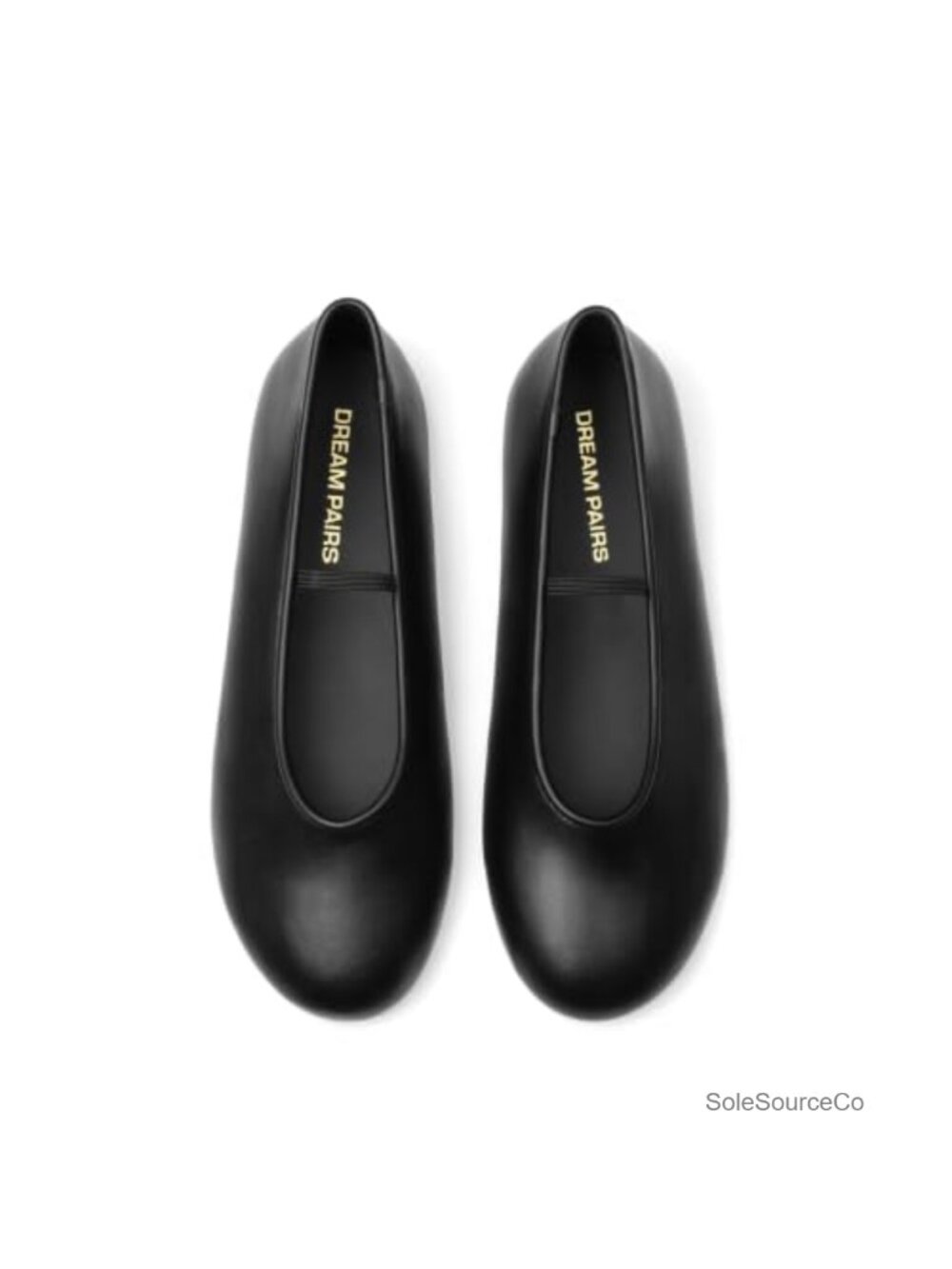 Mary Jane Ballet Flats for Women, Faux Leather, Stretchy Sock-Like Comfort